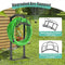 GREENER GARDEN HOSE HOLDER (4 SUPPORT FEET ), GHR14 - BLACK - Like New