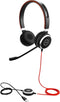 Jabra Evolve 40 Wired Headset Stereo UC-Optimized 100-55910000-02 - Black New