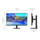 SAMSUNG 37” VIEWFINITY S8 (S80UD) 4K UHD HDR10 HIGH RESOLUTION MONITOR - BLACK - Like New