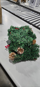 GENERIC CHRISTMAS LIGHTS, HOLLY, 11FT, DOCORATION - Like New