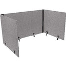 Lumeah Adjustable Desk Screen Returns 48 to 78 x 29 x 26.5 Grey LUAD48301G - Brand New