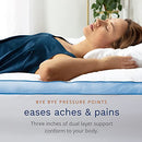 ViscoSoft Pillow Top Latex Mattress Topper Queen Made USA Serene 3" - Brand New