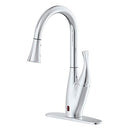 BIO BIDET FLOW X TOUCHLESS KITCHEN FAUCET WITH PULL DOWN HIGH SINGLE HANDLE - Like New