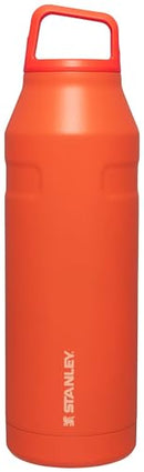 STANLEY ICEFLOW CAP CARRY WIDE MOUTH WATER BOTTLE, TWIST LID, 50OZ - TIGERLILY - Like New