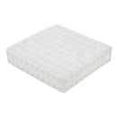 Classic Accessories 19 x 19 x 3 Inch Square Patio Cushion Foam - White - Like New