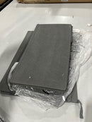 GRAY AND BLACK VERTICAL DRESSER STORAGE TOWER 3 SHELVES - GRAY/ BLACK - Like New