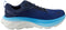 HOKA MEN'S BONDI 8 SNEAKER, OUTER SPACE/ALL ABOARD, SIZE 8.5WIDE - Like New