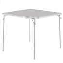 VECELO 34" FOLDING TABLE WITH SOFT PADDED TABLETOP MULTIFUNCTIONAL - GRAY - Like New