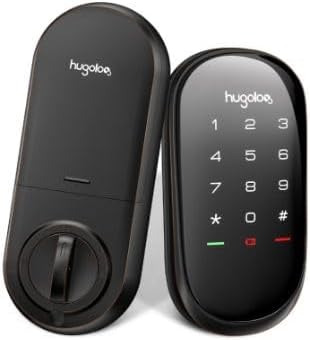 Hugolog HU04-ORB Keyless Smart Lock with Touchscreen - Oil Rubbed Bronze Like New