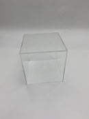 THYLE ACRYLIC SQUARE VASES 5" X 5" X 5" FOR EVENT PARTY, CEREMONY - CLEAR - Like New