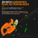 SuperHandy Electric Hedge Trimmer 120V Corded, 20" Blades - Scratch & Dent