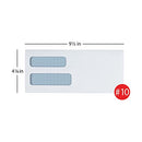 OFFICE DEPOT DOUBLE-WINDOW ENVELOPES