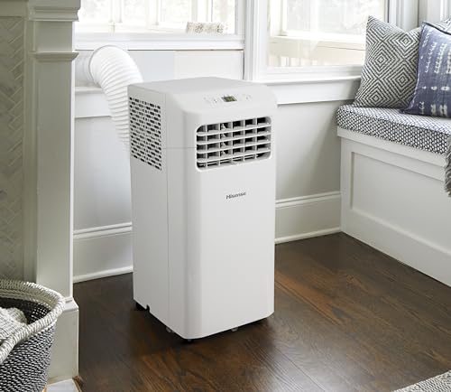 HISENSE RESTORED HISENSE 5000 BTU 150 SQ FT PORTABLE AIR CONDITIONER - WHITE - Like New