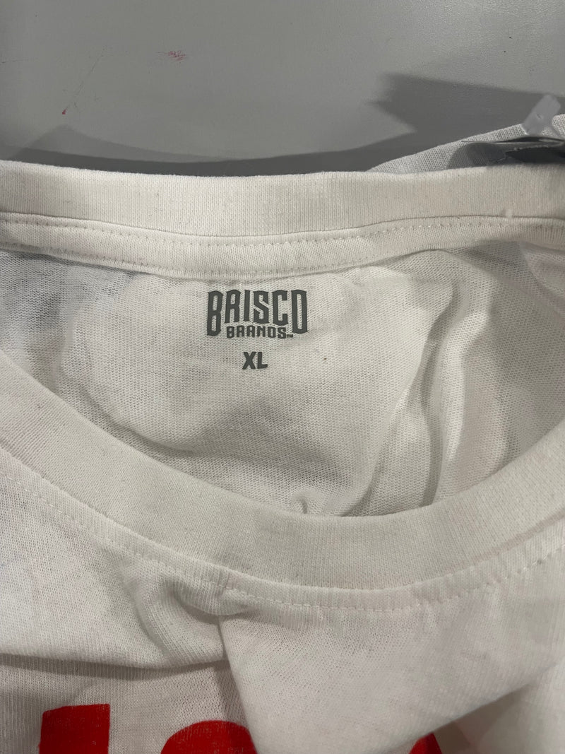 BAISCO BRANDS WHITE NASA T-SHIRT - SIZE: MEN XL - WHITE - Brand New