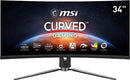 MSI MPG ARTYMIS 343CQR 34" 3440 x 1440 (UWQHD) Gaming Monitor - Black - Like New