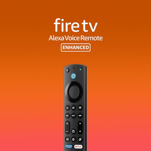 AMAZON FIRE TV ALEXA VOICE REMOTE ENHANCED, K7Q3MT, NEWEST MODEL, BLACK - Brand New
