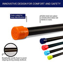 The Fitness Alley Sculpting Workout Bars/Body Toning Steel Bars - 10lb (Orange) - Brand New
