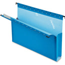PENDAFLEX SUREHOOK REINFORCED HANGING BOX FILES 2" EXPANSION 25/BOX 59302 - BLUE - Like New