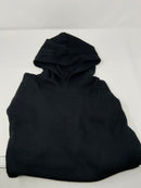 BLUE ICE MEN'S WAFFLE KNIT PULLOVER SWEATER HOODIE - SIZE: MEN MEDIUM - BLACK - Brand New