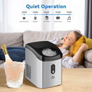 NEILA COUNTERTOP ICE MAKER - BLACK/STAINLESS STEEL - Like New
