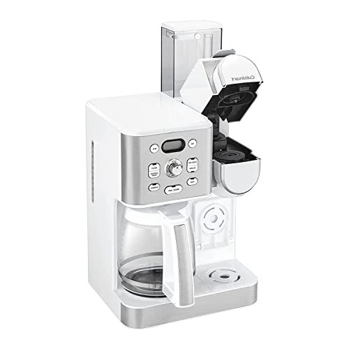 CUISINART COFFEE MAKER, 12-CUP GLASS CARAFE, BREWER SS-16W - WHITE - Like New