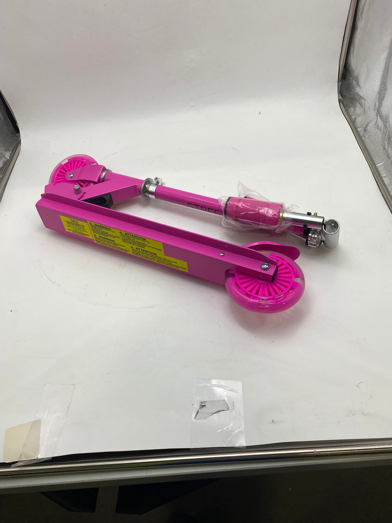 STREET RUNNER SELECT SERIES 2 WHEEL KICK SCOOTER BOYS AND GIRLS AGES 5 - PINK - Like New