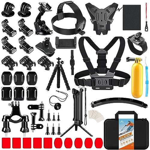 HONGDAK 65in 1 Action Camera Accessories Kit Compatible with - Scratch & Dent