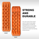 BIG RED 41" OFF-ROAD TRACTION BOARDS, RECOVERY TRACKS, TRACTION MAT - ORANGE - Like New
