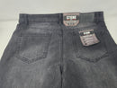 STONE MEN'S CASUAL FLEX STRETCH SLIM STRAIGHT JEANS SIZE: MEN 32X31 - JET BLACK - Brand New