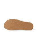 CI6515 REEF CUSHION SPRING BLOOM WOMENS FASHION SLIDE SANDAL WHITE TAN SIZE 8 - Like New