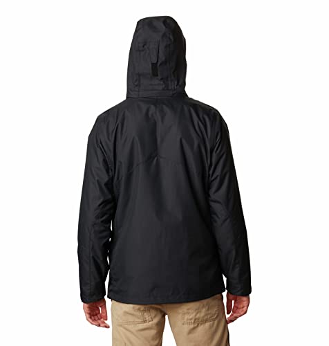 COLUMBIA MEN'S BUGABOO II FLEECE INTERCHANGE JACKET - BLACK - X-LARGE - Brand New