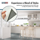 PowerSellerUSA Peel Stick Floor Tiles, 20 pcs, 12x12, 1.2 mm, CD1897 - Gray Oak - Like New