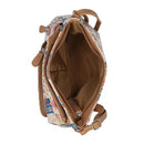 H383FR/28A MULTISAC WOMENS SUMMERVILLE EAST WEST CROSSBODY BAG PRETTY PATCHES - Brand New