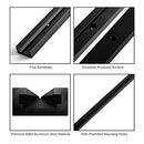 SeekLiny T Tracks for Woodworking Aluminum 48 inch Black 4 Pack - Brand New