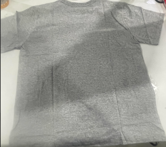 BLUE ICE PLAIN SHORT SLEEVE T-SHIRT - SIZE: MEN S - CHARCOAL - Brand New