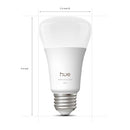 Philips Hue Smart LED A19 Bulb 4-Pack, White Color Ambiance, E26 Base, 7.2W - Like New