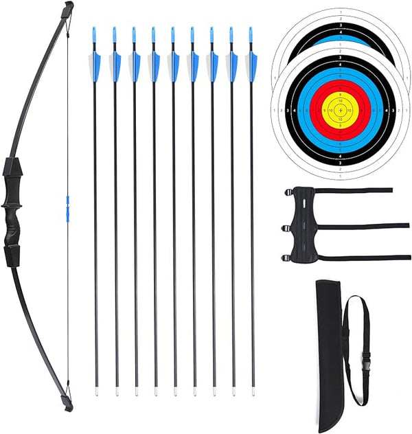 Procener 45" Bow and Arrow Set for Kids, Archery Beginner Gift - BLACK Like New