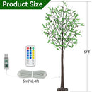 FASTDENG Lighted Olive Trees Artificil 5FT 90LED Lights Decore Brown/Green - Like New