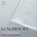 Danjor Linens CK Sheet Set w/ 4 Pillowcases - Microfiber Sheet - Ice Blue - Brand New