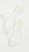 TORY BURCH WOMEN'S MINI MILLER THONG FLIP FLOPS, CLEAR, 11 - Scratch & Dent