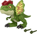 Mattel Jurassic World Uncaged Dinosaur Toy, Fierce Launchin' Dilophosaurus - Like New
