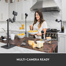 LOGITECH MEVO START ALL-IN-ONE WIRELESS LIVESTREAMING CAMERA (3-PACK) - BLACK - Like New