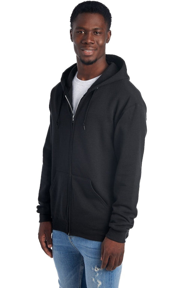 GENERIC NORTH POLE AND MORE, UNISEX FLEECE FULL-ZIP HOODIE - SIZE: 2XL - BLACK - Brand New