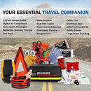 Everlit Survival Car Emergency Kit Roadside Safety Tool Kit X002BJ989D - Black - Brand New