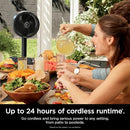 SHARK FLEXBREEZE, INDOOR & OUTDOOR FAN, 2-IN-1 OSCILLATOR, FA222QGY - LIGHT GRAY - Like New