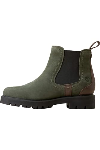 10047030 ARIAT WOMEN'S WEXFORD LUG WATERPROOF BOOT, SIZE 10, FOREST NIGHT - Like New