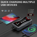 NEXPOW CAR JUMP STARTER BATTERY JUMP 1500A PEAK Q10S FOR UP TO 7.0L GAS - BLACK - Like New