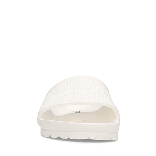 BIRKENSTOCK UNISEX BARBADOS EVA SLIDE SANDALS - SIZE: MEN 7 WOMEN 9 - WHITE - Like New