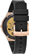 Bulova Ladies Curv Diamond Quartz Rubber Strap Watch 98R239 Two-Tone/Black dial Like New