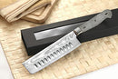 KATSURA Woodworking Project Kit 7.5" VG-10-67 Layers Damascus Steel - Silver - Like New